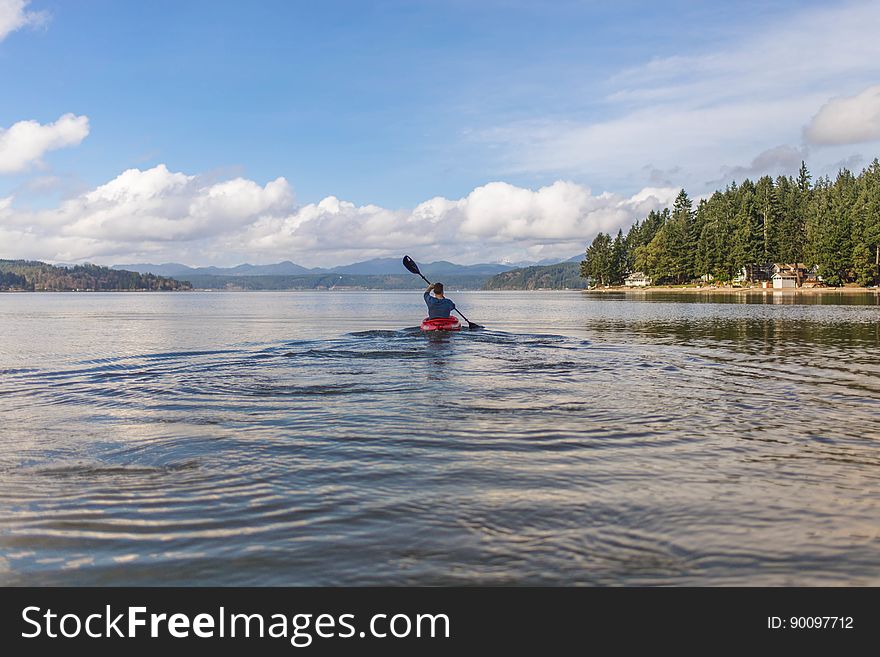 Canoe On Lake