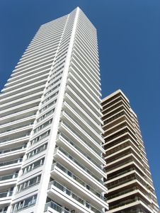 Two Buildings Royalty Free Stock Photography Two Buildings Royalty Free Stock Photography