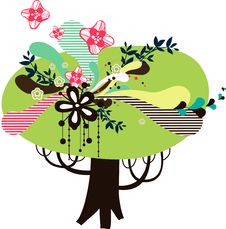 Lovely Tree Design Royalty Free Stock Image