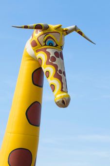 Rubber Giraffe Stock Images
