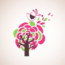 Lovely Tree Design Royalty Free Stock Images
