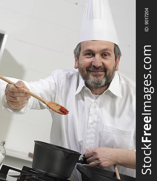 Portrait of a cook