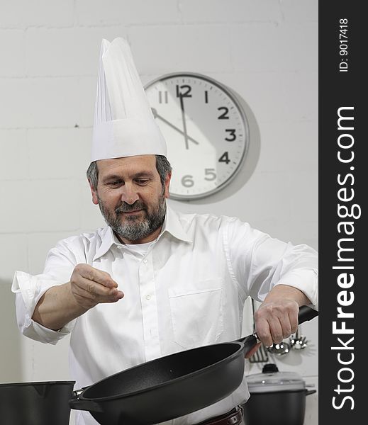 Cook In A Kitchen