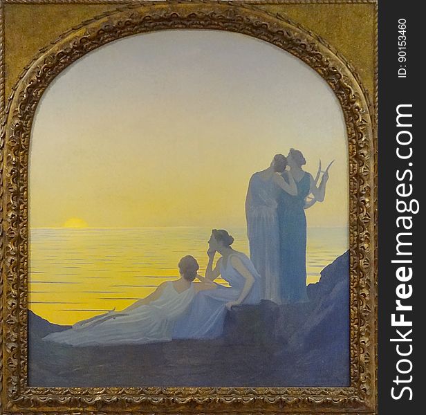 &x22;Soir Antique&x22;, Alphonse Osbert, 1908.