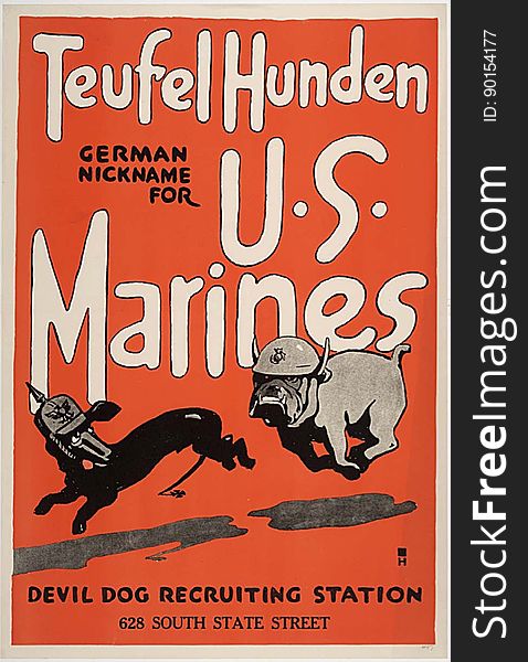 Poster at National Museum of the Marine Corps