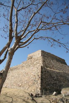 Ruins Of Monte Alban Royalty Free Stock Photography Ruins Of Monte Alban Royalty Free Stock Photography