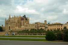 The Cathedral In Palma De Mallorca, Spain Stock Photo The Cathedral In Palma De Mallorca, Spain Stock Photo
