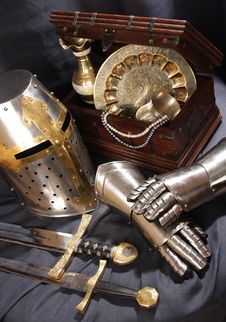 Still-life With An Armour Royalty Free Stock Images Still-life With An Armour Royalty Free Stock Images