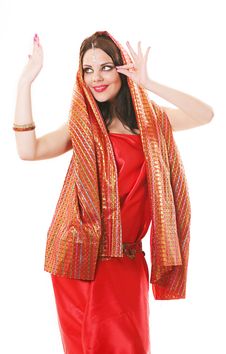 Indian Dancer Royalty Free Stock Photography Indian Dancer Royalty Free Stock Photography