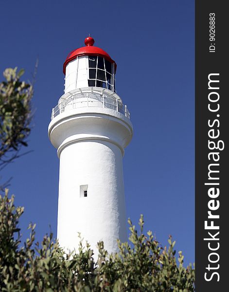 Split Point lighthouse at Aireys Inlet (Victoria, Australia). Split Point lighthouse at Aireys Inlet (Victoria, Australia)