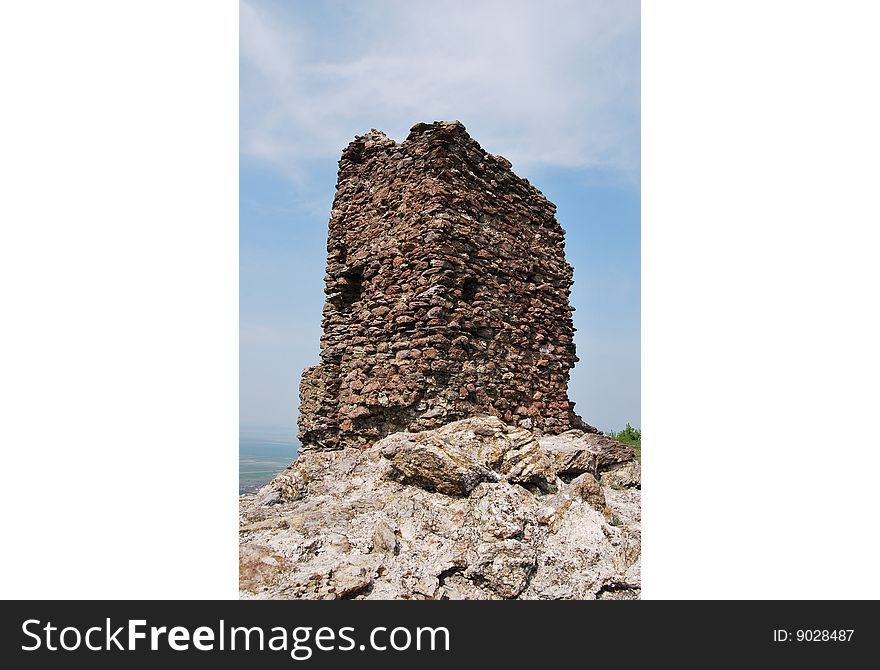 Fortress of Siria, Arad state in Romania. It's a medieval fortress now in ruins. Fortress of Siria, Arad state in Romania. It's a medieval fortress now in ruins.