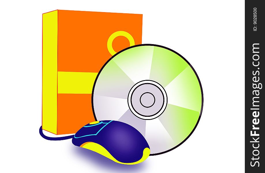 Mouse With CD Pack