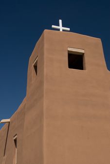 New Mexico Adobe Church Stock Photography New Mexico Adobe Church Stock Photography