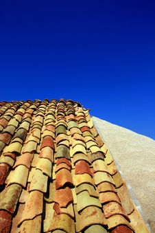 Sea Salt Heaps Covered Terracotta, Trapani Stock Photo