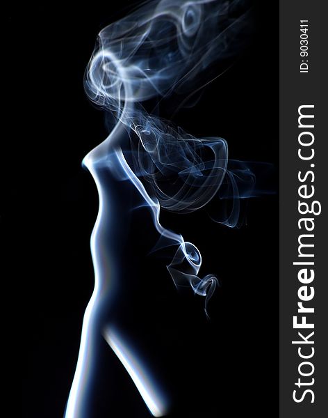 Smoke Abstract Vertical