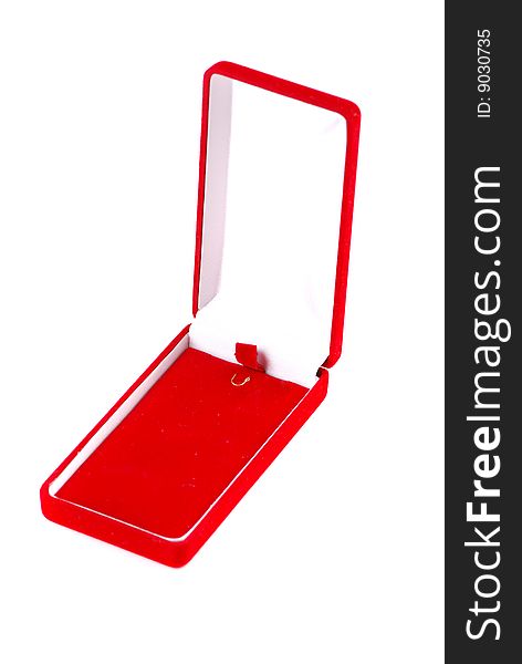 Red box with jeweller
