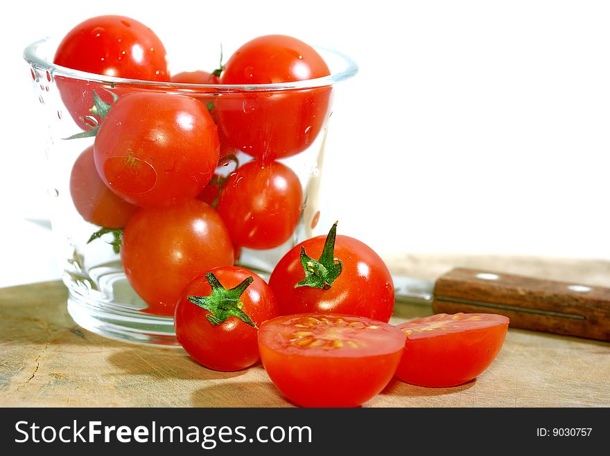 Close up capture fresh red tomato. Close up capture fresh red tomato