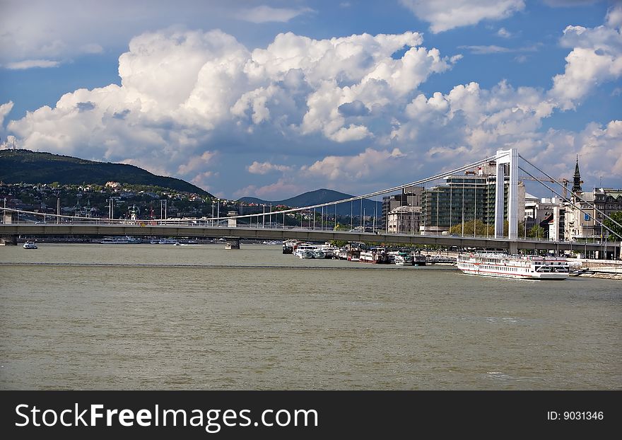 Budapest cityscape with the Danube river