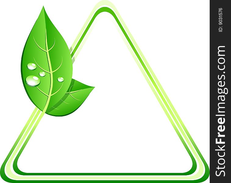 Green ecology background. Vector illustration. Green ecology background. Vector illustration.