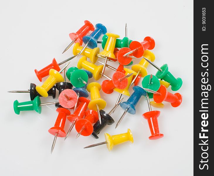 Heap Of Colored Pins