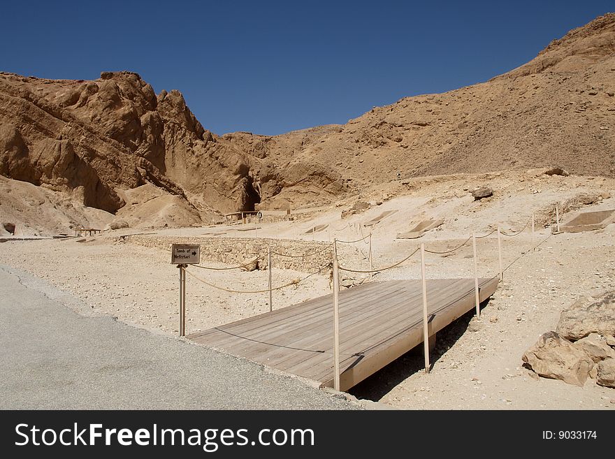 Valley of the Queens in Thebes, Egypt
