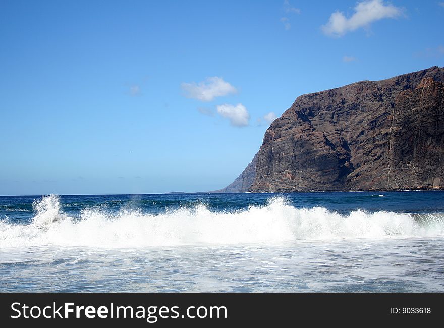 Cliffs of the Los Gigantes (Acantilados de los Gigantes) Tenerife, Spain