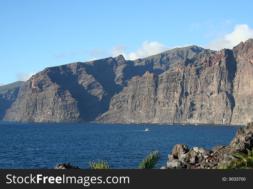 Cliffs of the Los Gigantes (Acantilados de los Gigantes) Tenerife, Spain