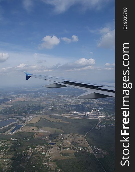 Flying Over Tampa, Florida