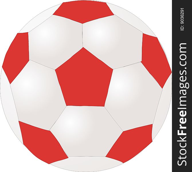 A  image of a soccerball