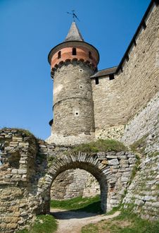 Watchtower In A Fortress Stock Image