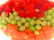 Pepper Polka Dots Carrot Royalty Free Stock Photography Pepper Polka Dots Carrot Royalty Free Stock Photography