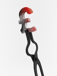 Forged Pound Royalty Free Stock Photo Forged Pound Royalty Free Stock Photo