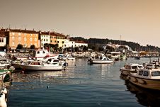 View Of Harbour In Rovinj, Croatia Royalty Free Stock Image View Of Harbour In Rovinj, Croatia Royalty Free Stock Image