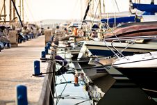 View Of Harbour In Rovinj, Croatia Stock Photos View Of Harbour In Rovinj, Croatia Stock Photos