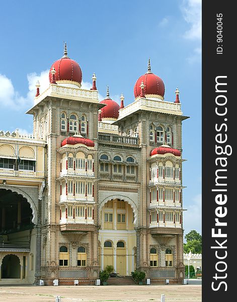 A view of the famous Mysore Palace in Mysore City, Karnataka, India. A view of the famous Mysore Palace in Mysore City, Karnataka, India.
