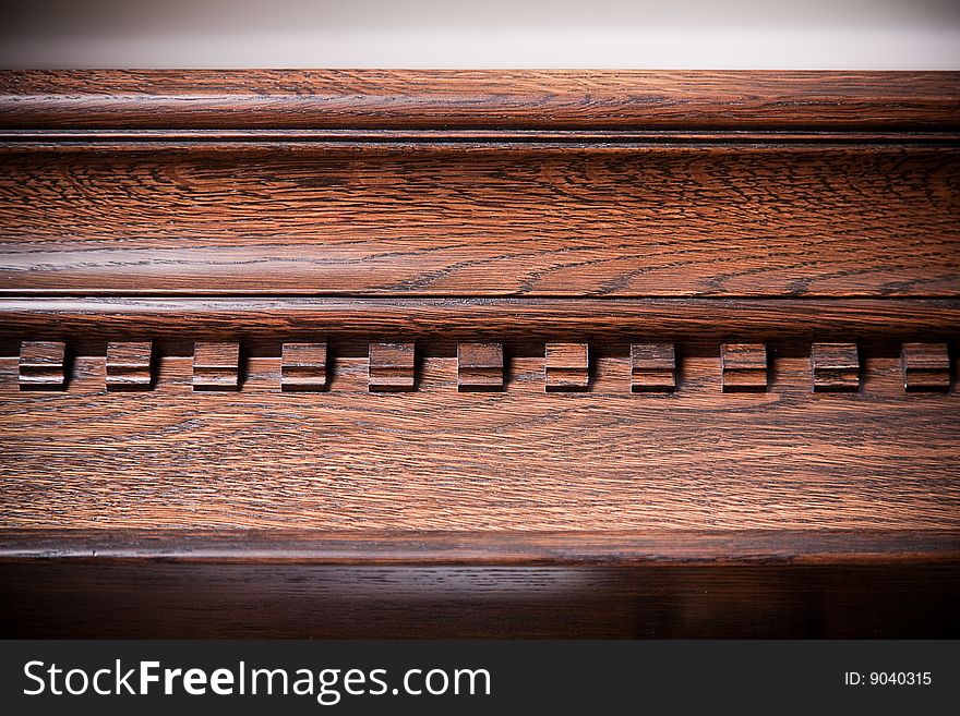 Close-up Image Of Ancient Wooden Door