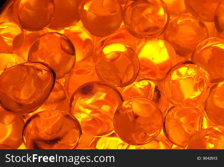 Abstract background from color silicone balls