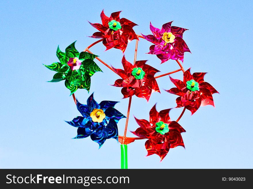 Colorful chinese windmills for sale