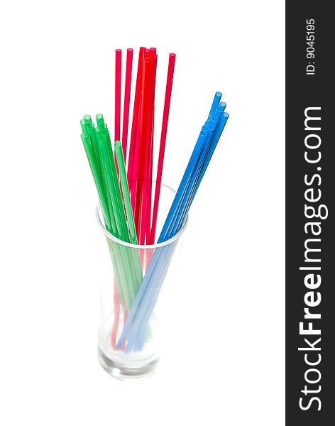 Many cocktail straws