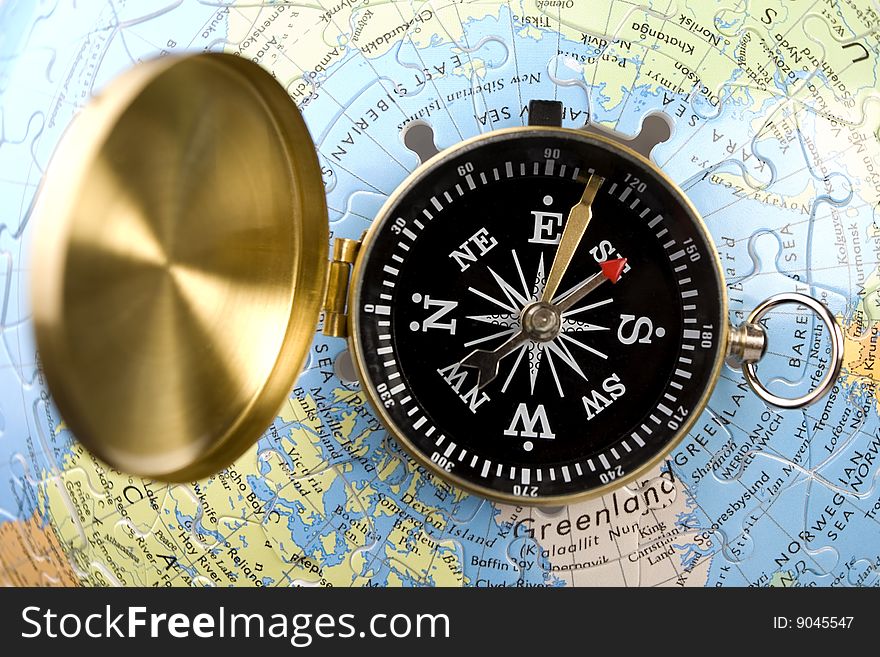 Old compass