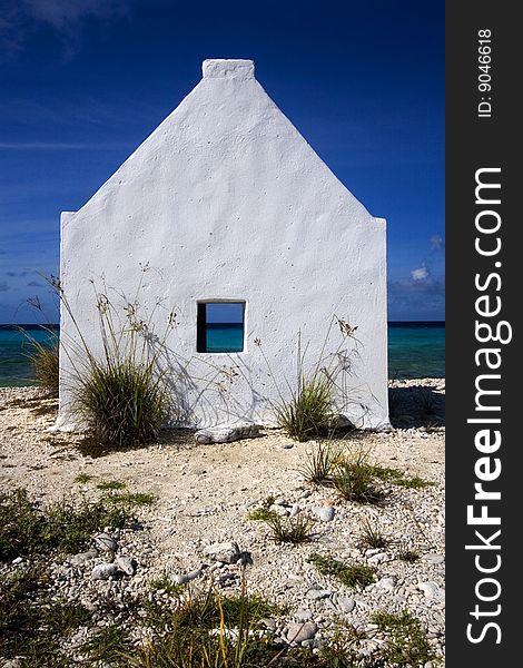 Historic slave hut on the island of Bonaire. Historic slave hut on the island of Bonaire