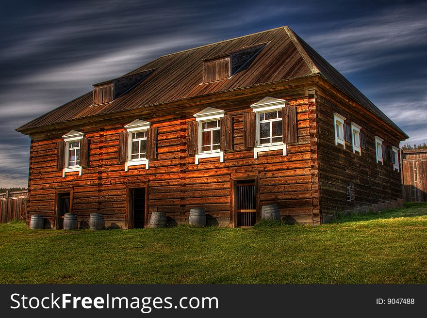 Old Wooden House In Fort Ross