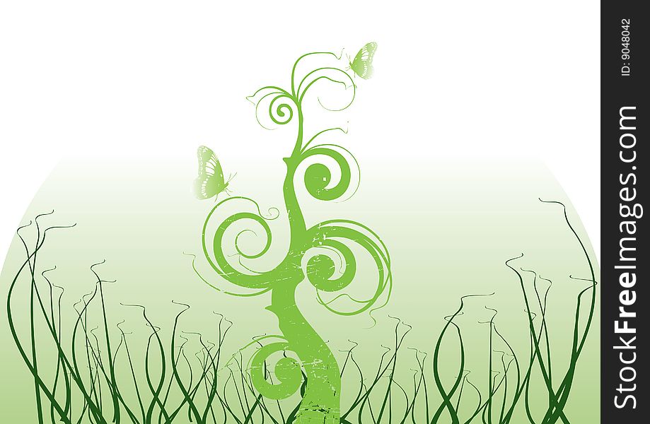 Light Green Simple Grass background wallpaper.