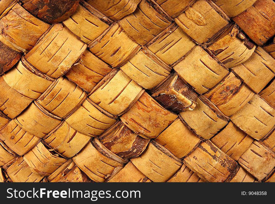 Basket from a bark of a birch