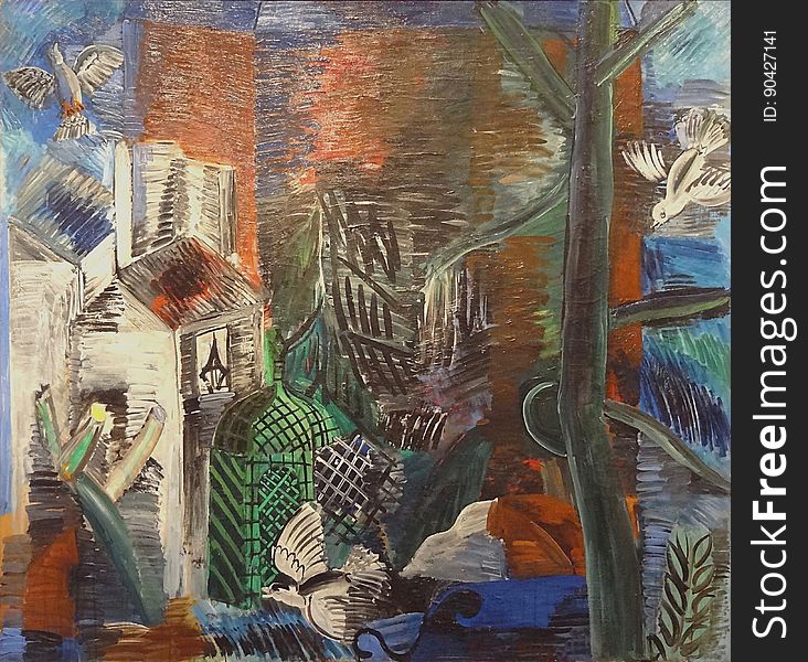 &x22;Le Jardin AbandonnÃ©&x22;, Raoul Dufy, 1913. MusÃ©e D&x27;Art Moderne De La Ville De Paris, Palais De Tokyo.