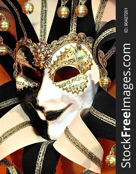 Venetian Carnival Mask - Maschera Di Carnevale - Venice Italy - Creative Commons By Gnuckx