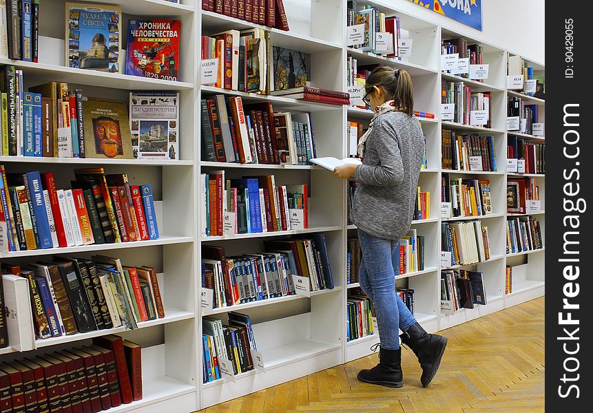 Woman Reading Book