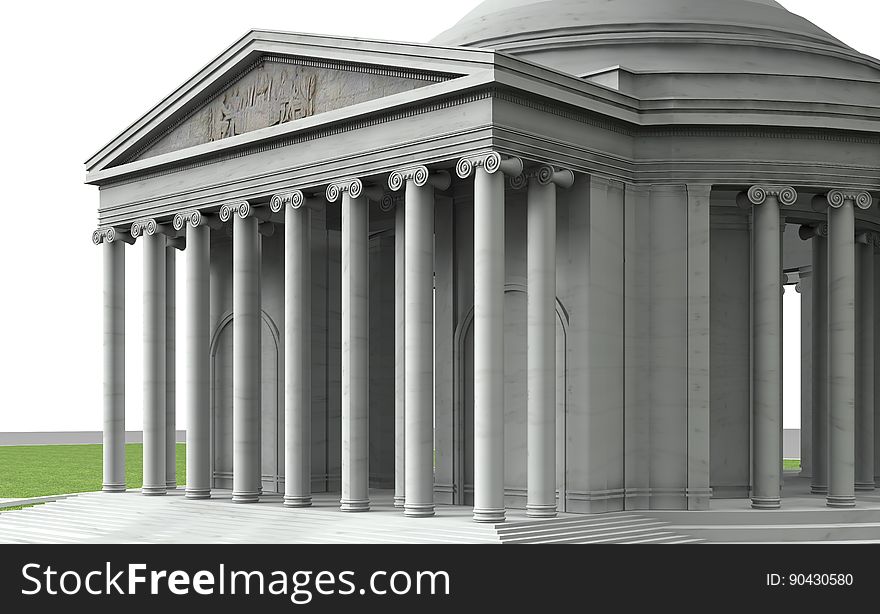 Classical Architecture, Ancient Roman Architecture, Column, Landmark