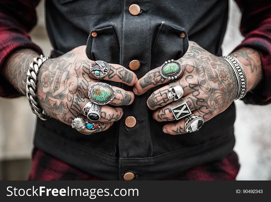 Hand, Finger, Tattoo, Arm