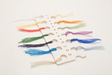 Multi-coloured Threads Stock Images